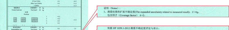 地磅衡器檢定證書報告結果頁