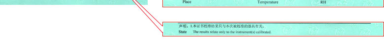 汙水流量計校準證書報告說明頁